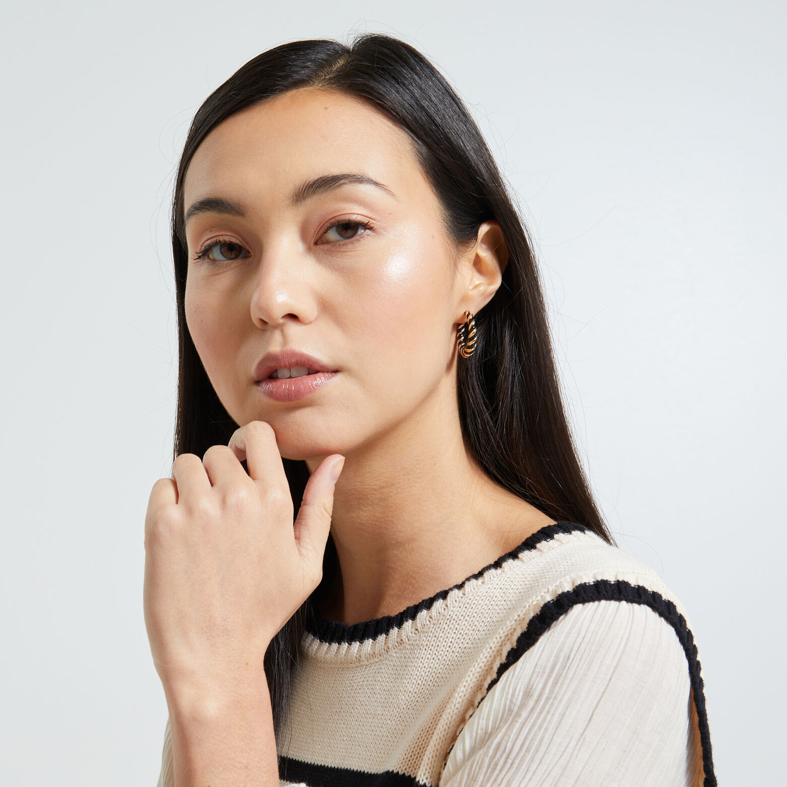 Pull avec manches chemise femme