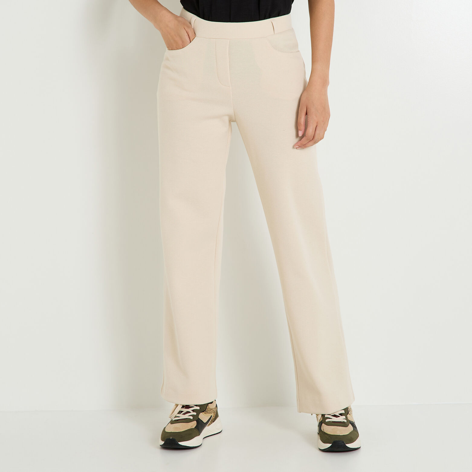 Pantalon en maille femme