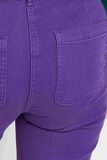 Jean flare raccourci femme