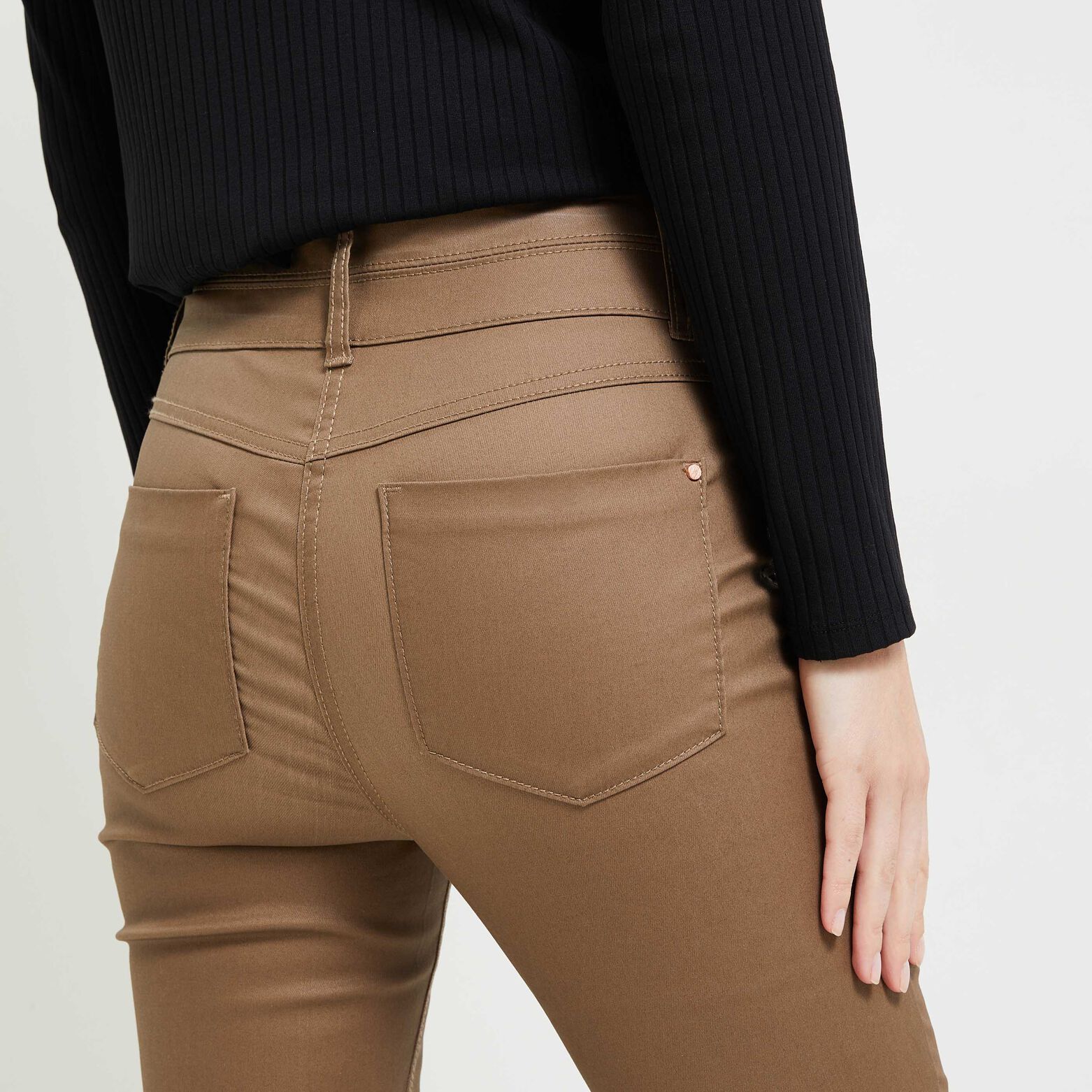 Jean slim taille haute MEMPHIS femme