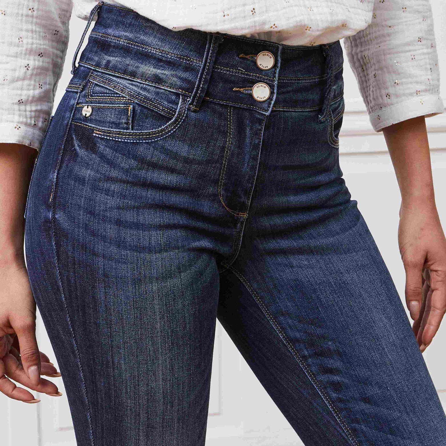 Jean slim taille haute MILAN femme
