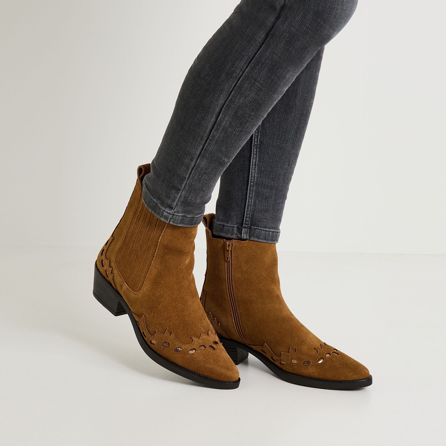 Bottines western femme