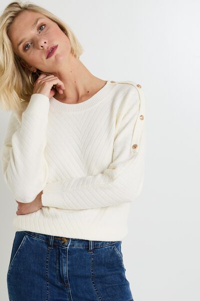 Pull manches longues femme