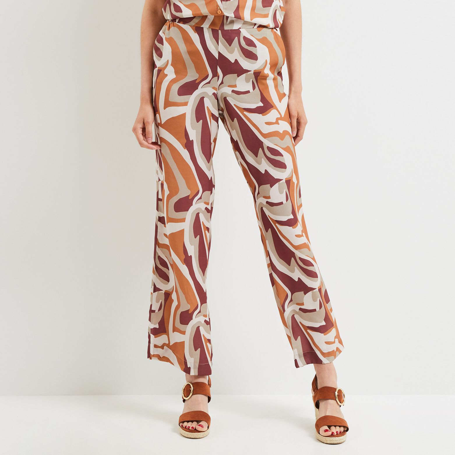Pantalon large femme