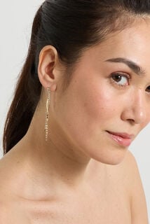 Boucles d'oreilles strassées