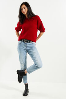 Pull manches coudes femme
