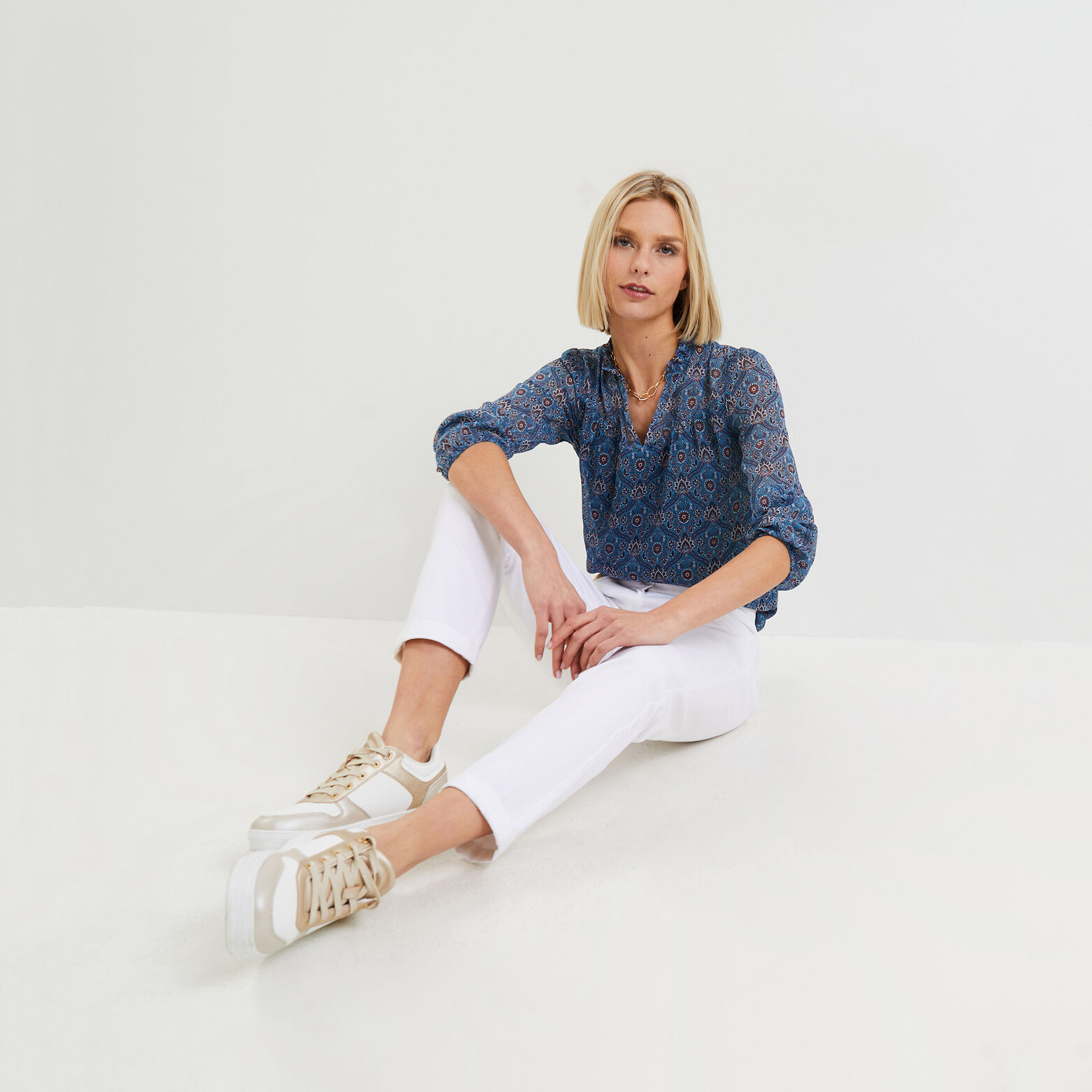 Blouse imprimée femme