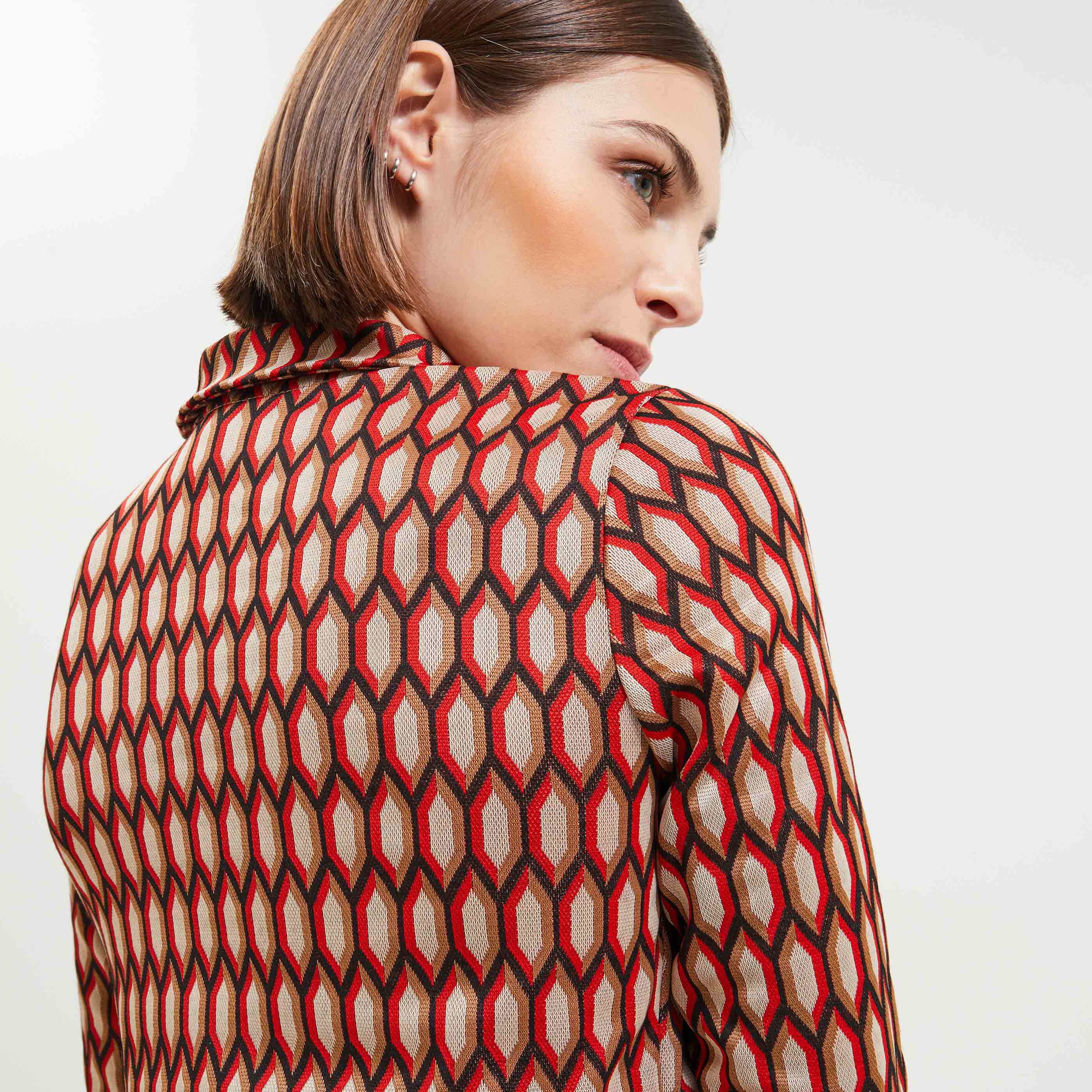 Robe en jacquard femme