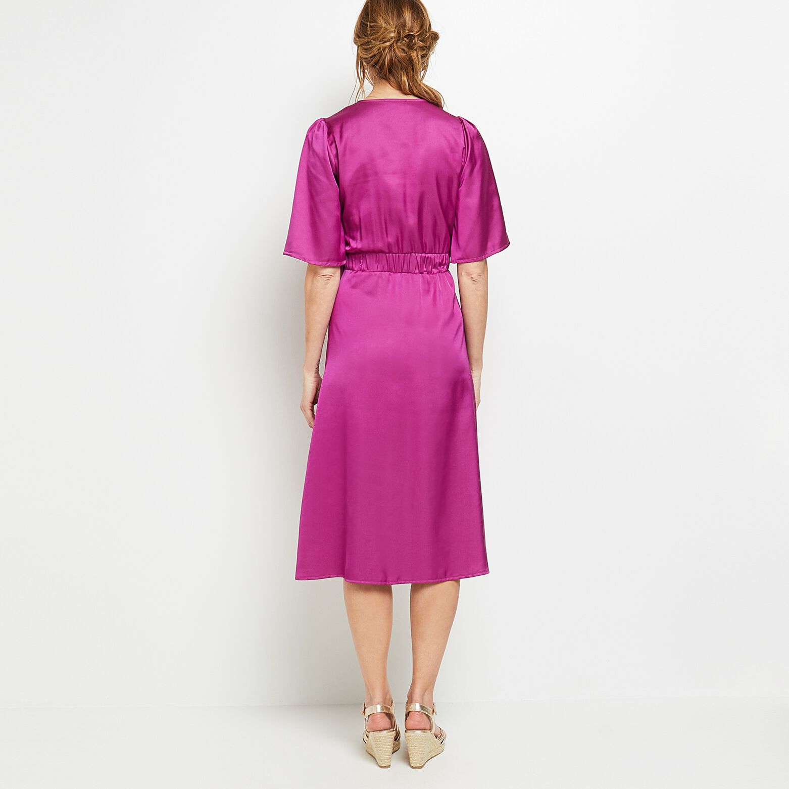 Robe cache coeur femme