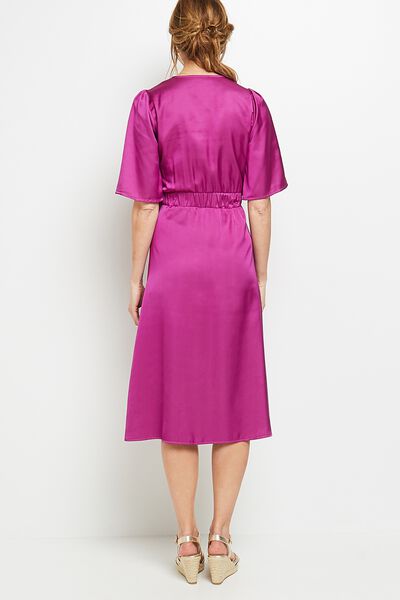 Robe cache coeur femme