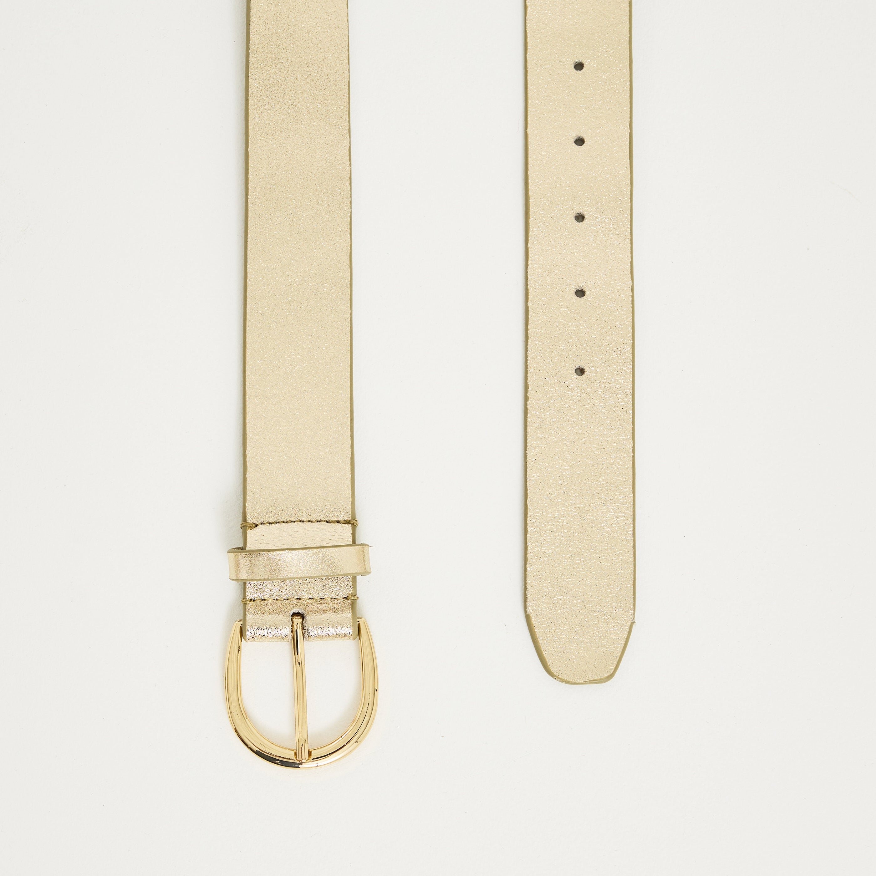 Ceinture cro&ucirc;te de cuir iris&eacute;e femme