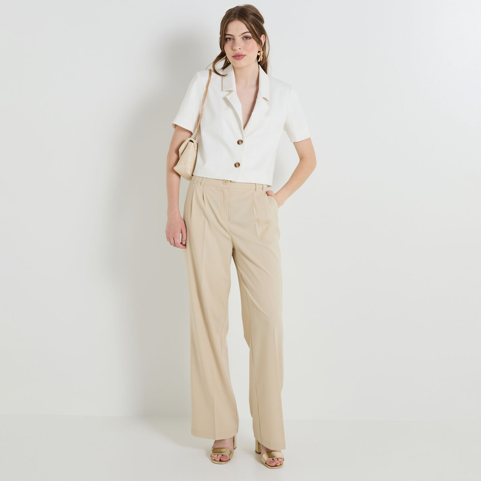 Veste blazer courte femme