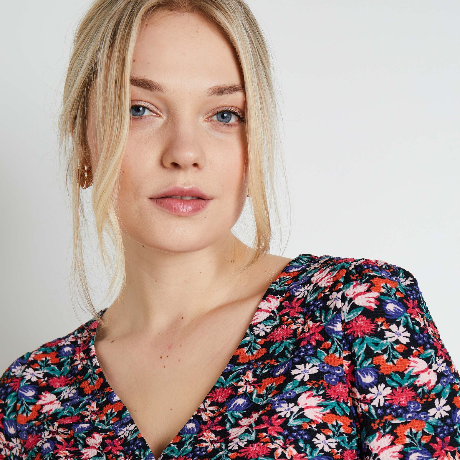 Tshirt col V femme