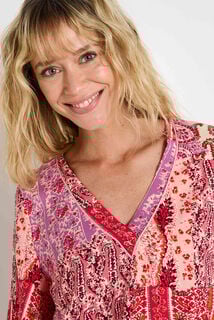 Blouse imprimée femme