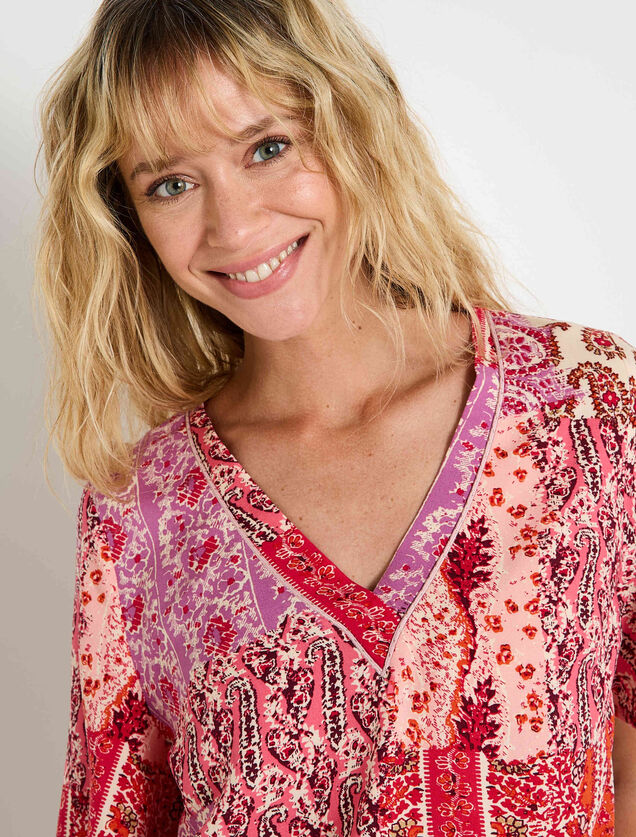 Blouse imprimée femme