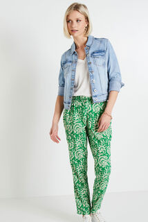 Pantalon fluide imprimé femme