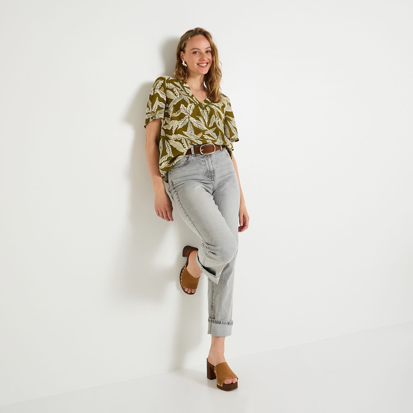 Blouse imprimée femme