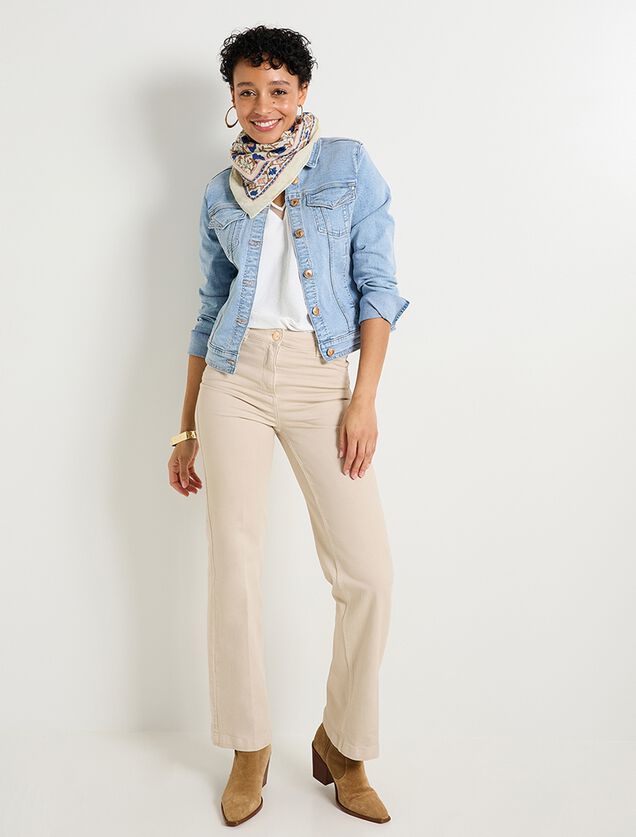 Veste en denim femme