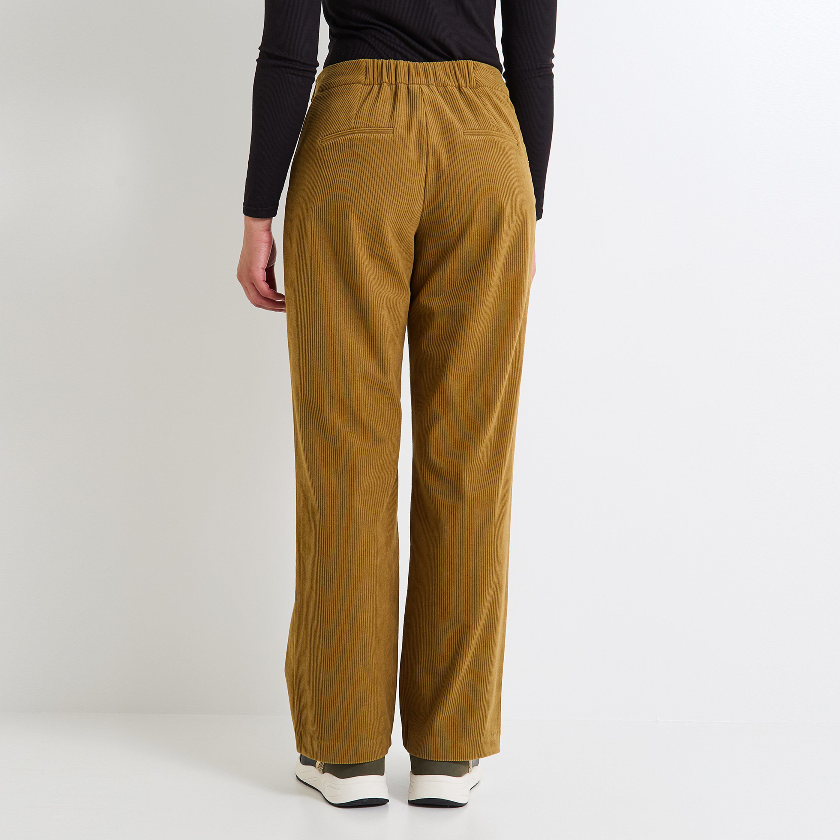 Pantalon velours femme