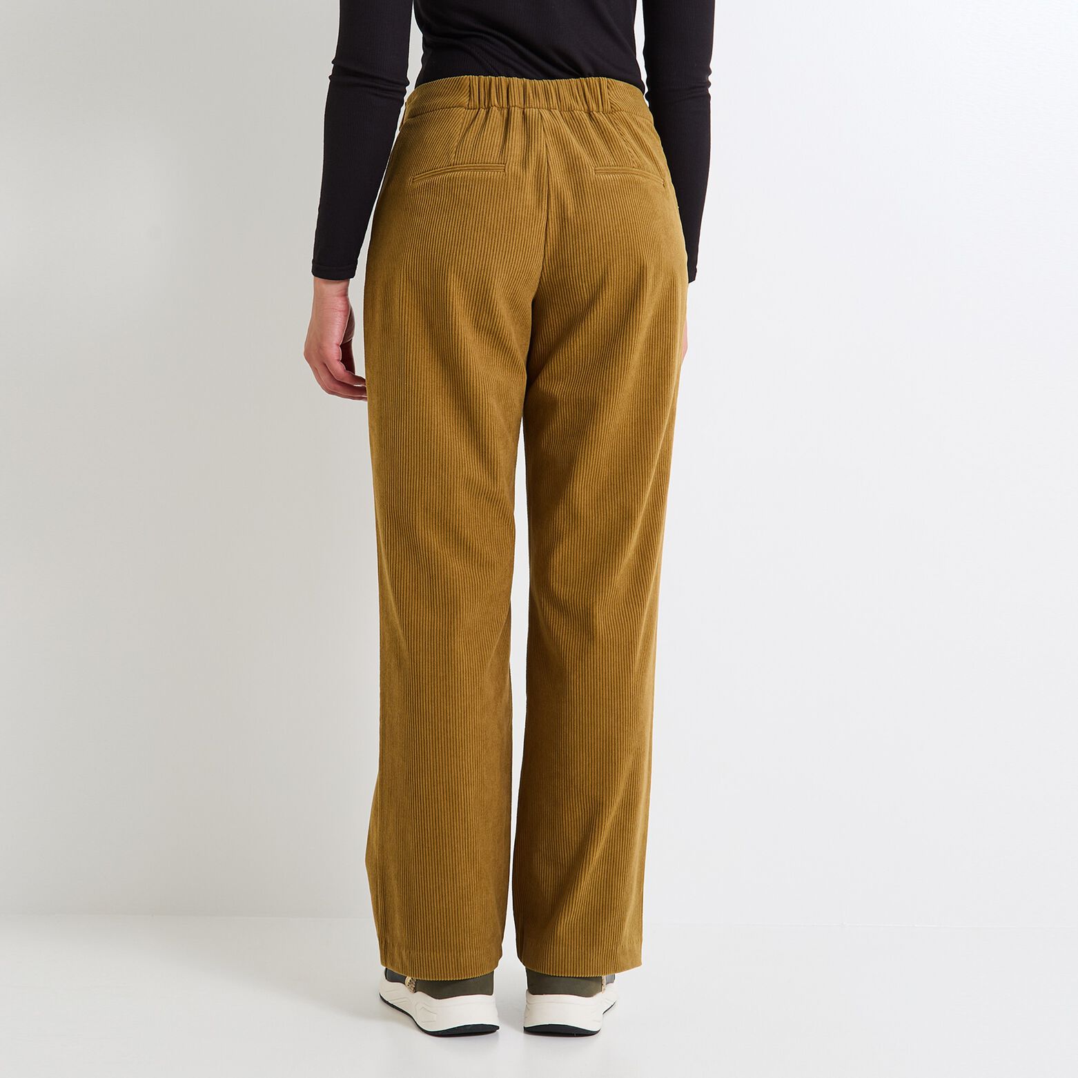 Pantalon velours femme
