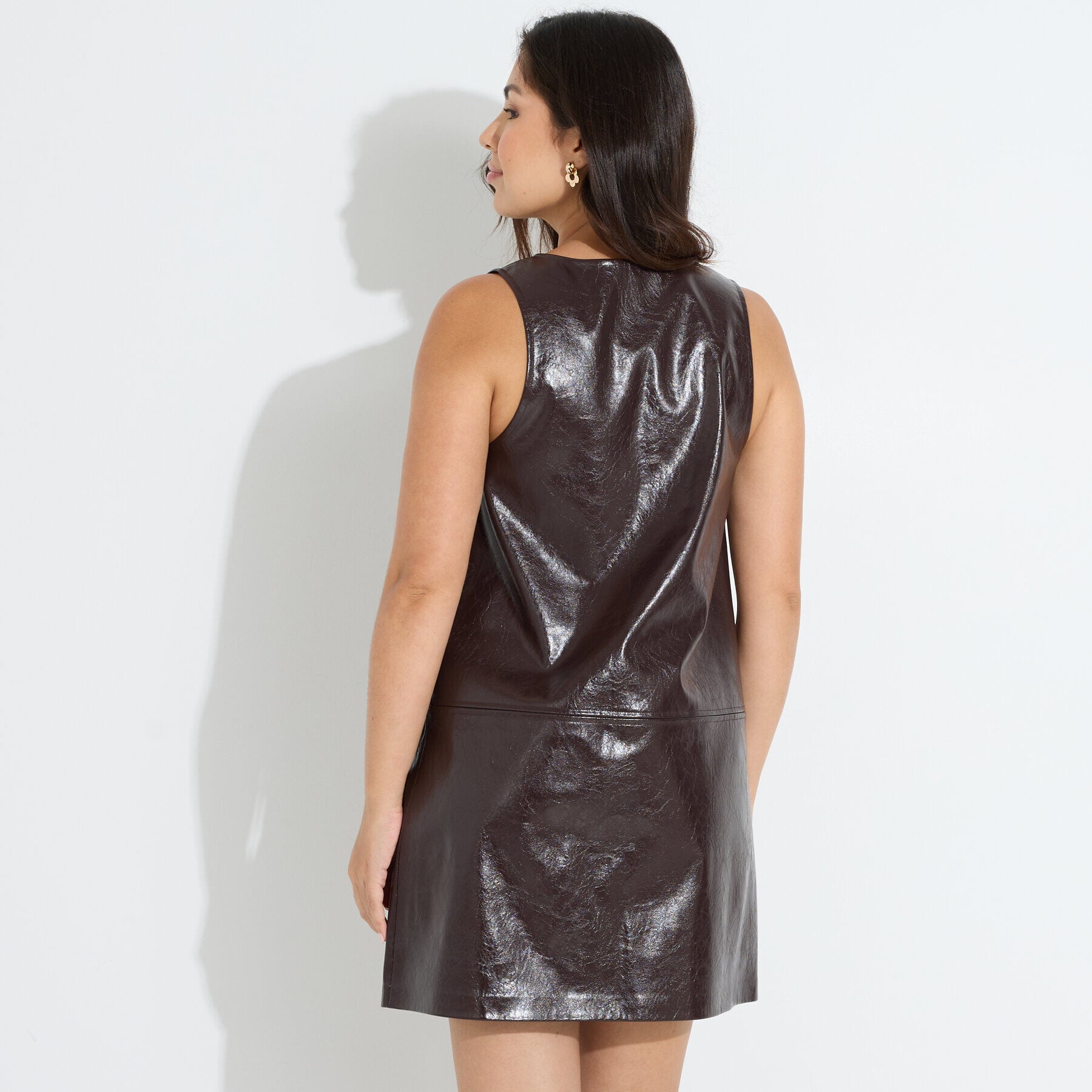 Robe chasuble col V femme