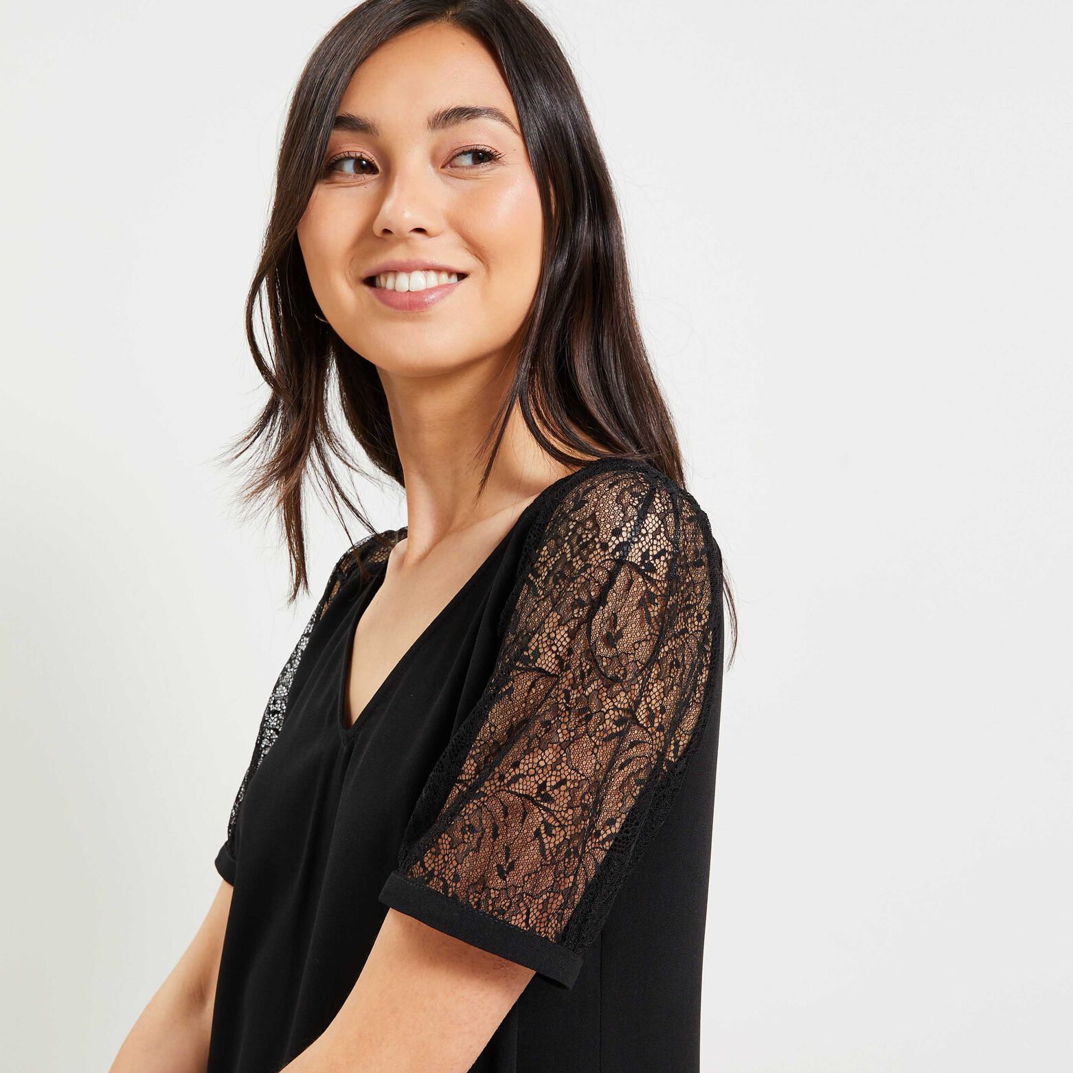 Robe noire femme