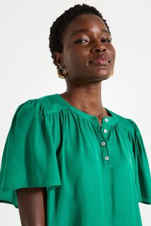 Blouse fluide col rond femme