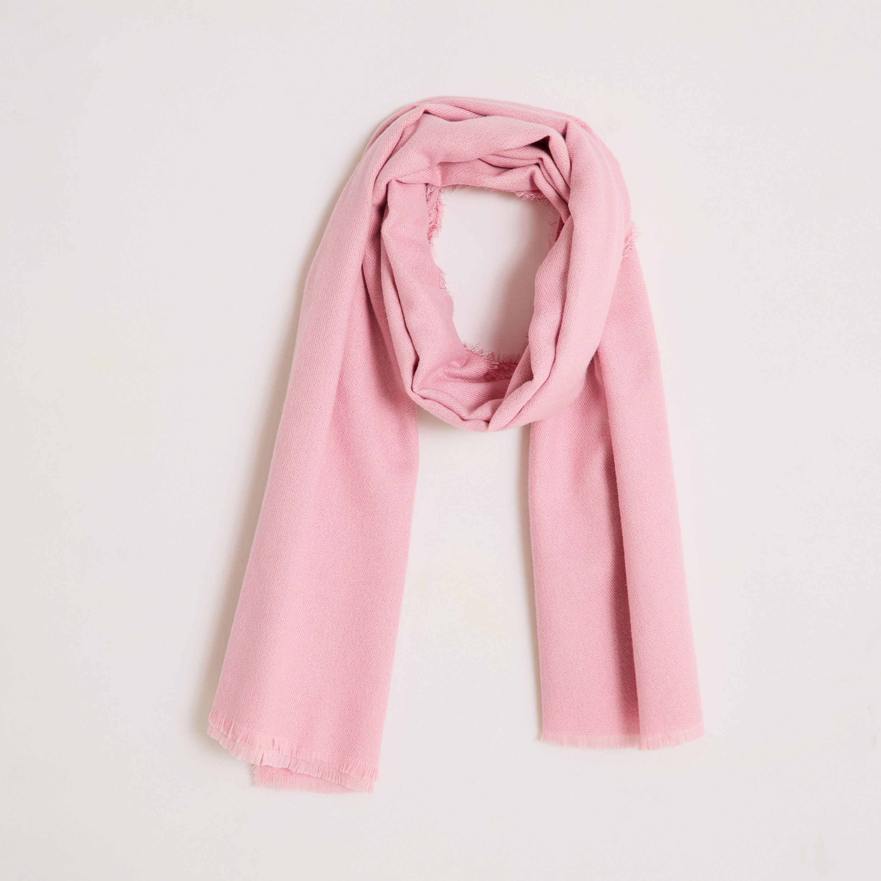 &Eacute;charpe unie brillante femme