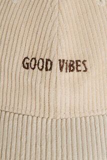 Casquette en velours femme