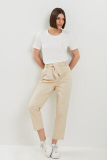 Pantalon paperbag femme