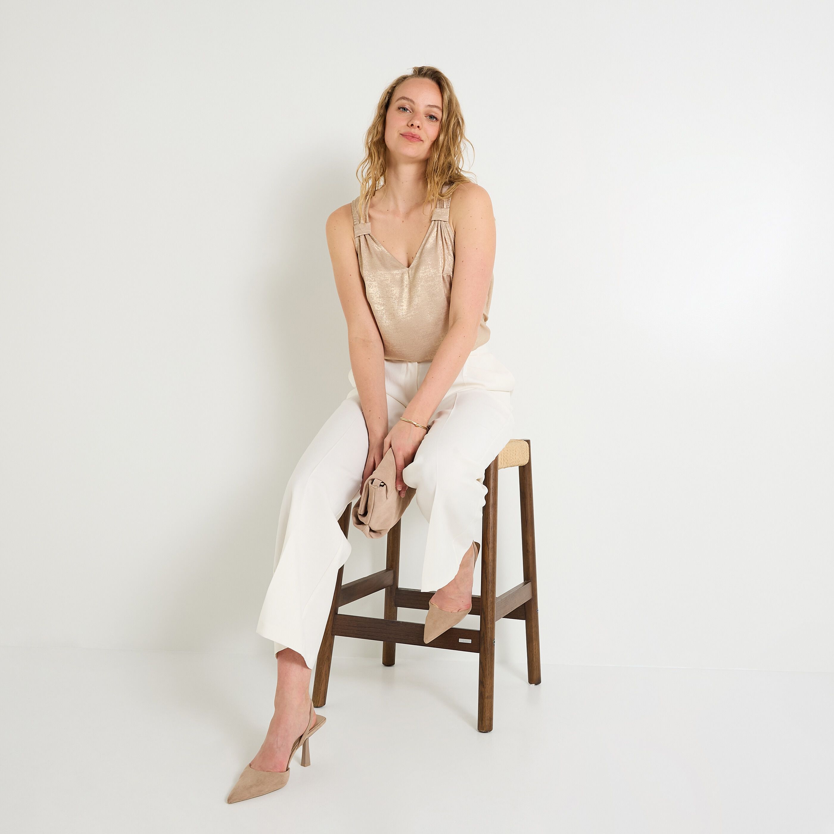 Top sans manches femme