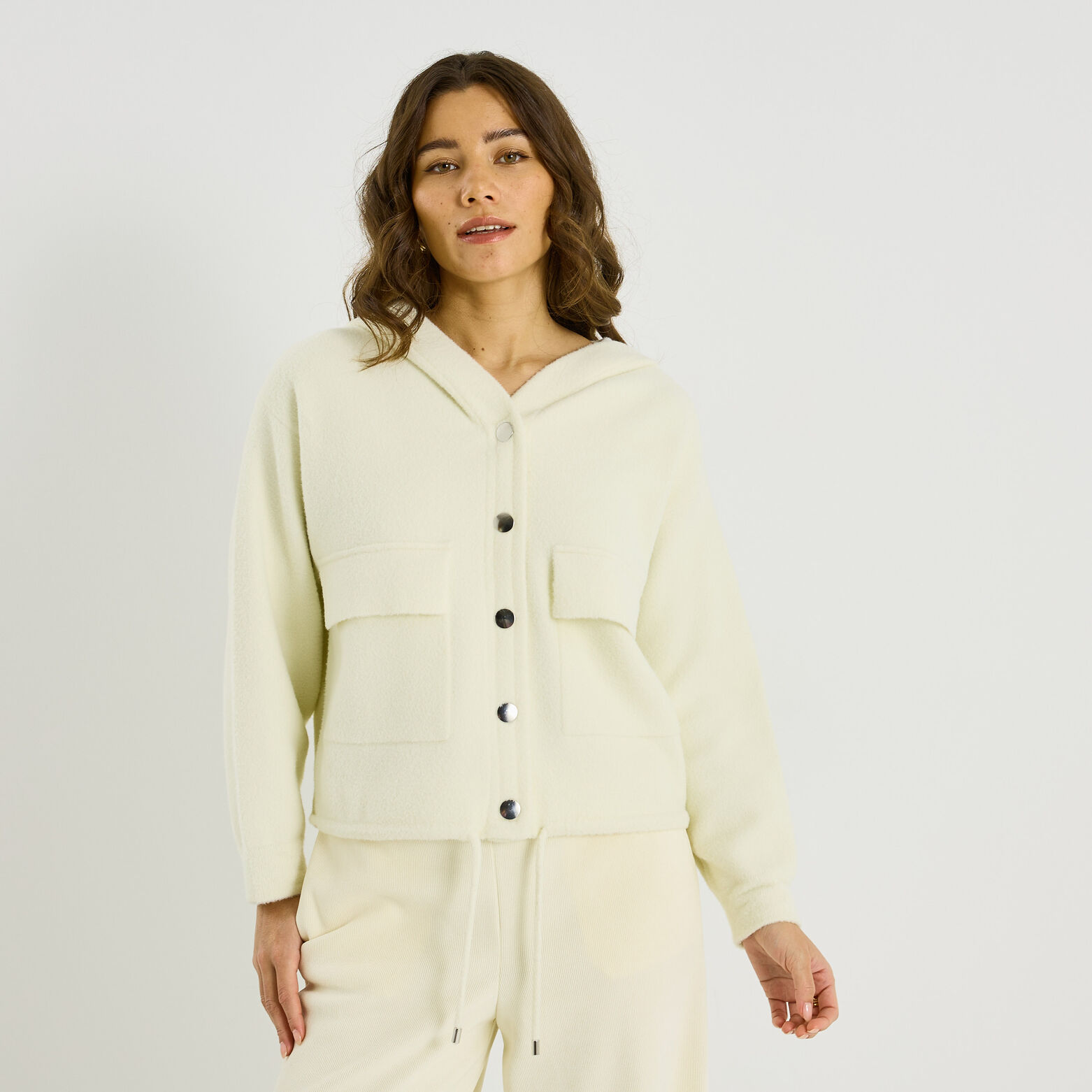 Blouson léger en velours côtelé à capuche pour femme • Mon Blouson Blouson léger en velours côtelé à capuche pour femme • Mon Blouson