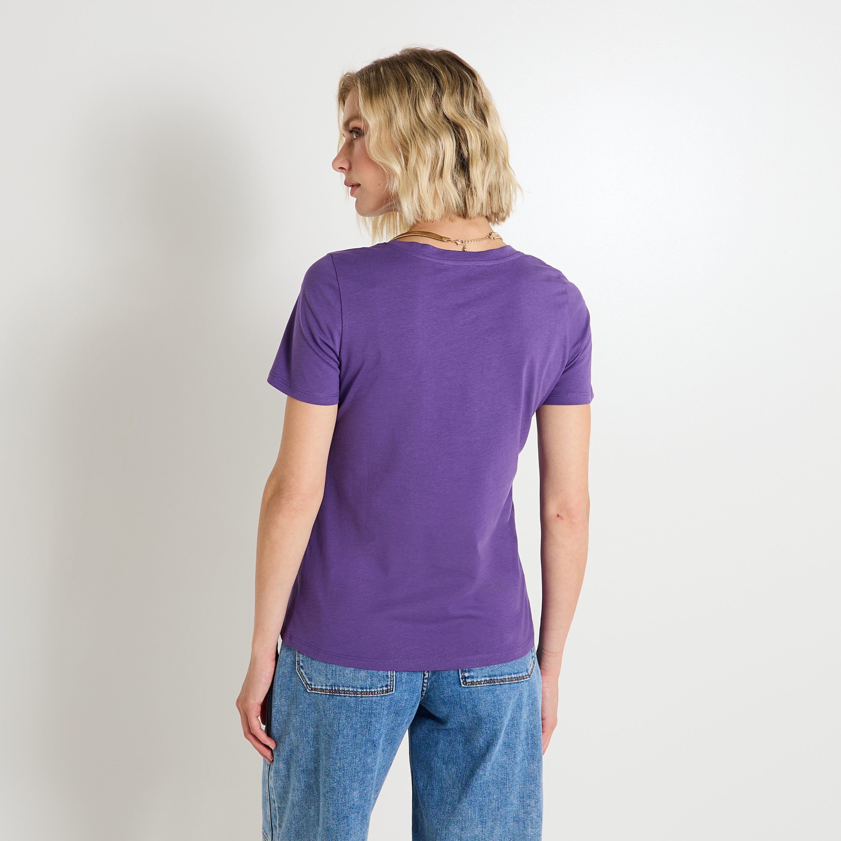 T-shirt col rond femme