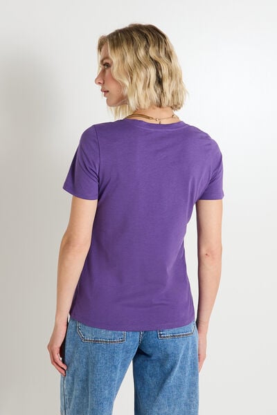 T-shirt col rond femme