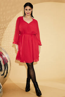 Robe plumetis femme