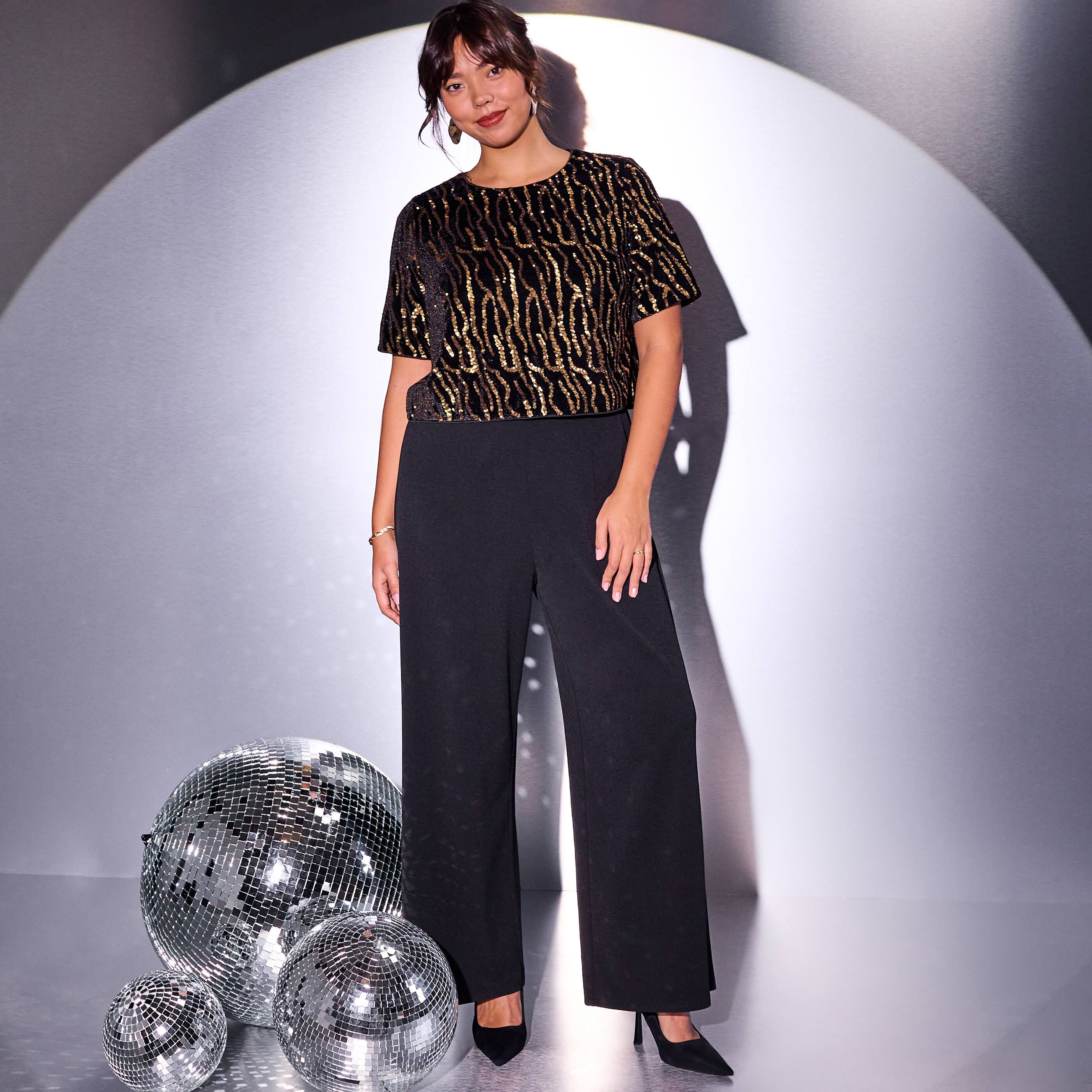 Combinaison paillettes femme