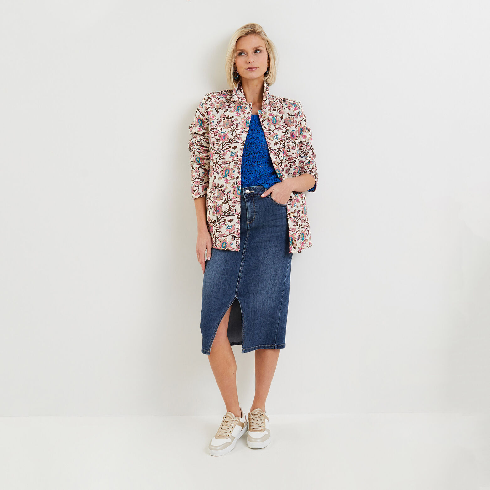 Veste matelassée boutonnée femme