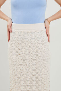 Jupe en crochet femme