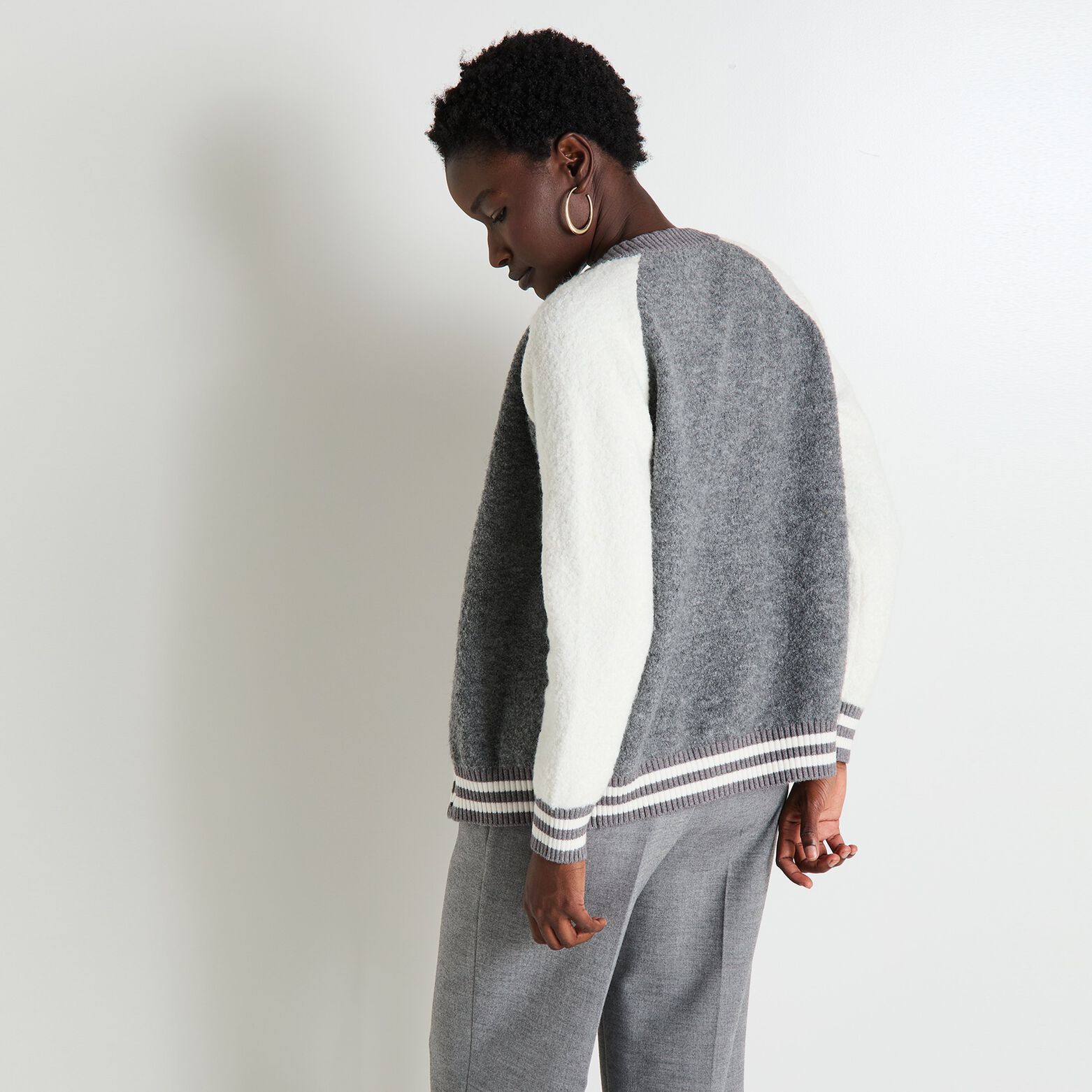 Bomber maille femme