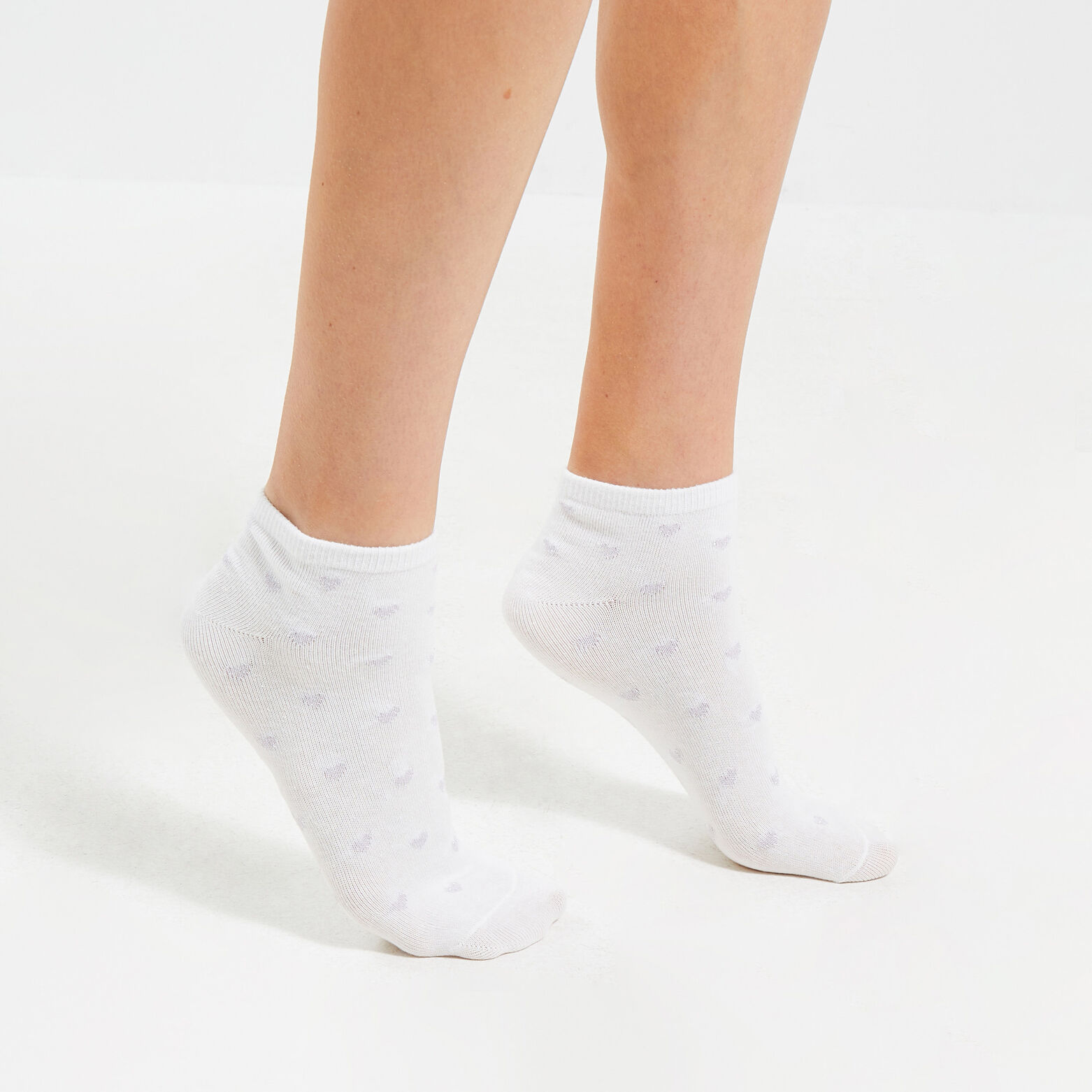 Lot de 2 paires de socquettes femme