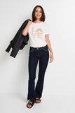 T-shirt col rond imprimé femme