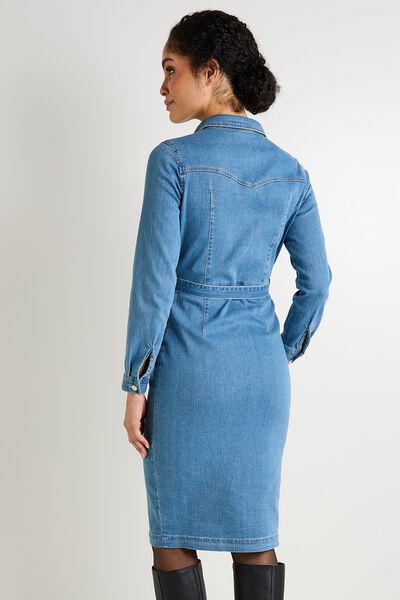Robe en denim femme