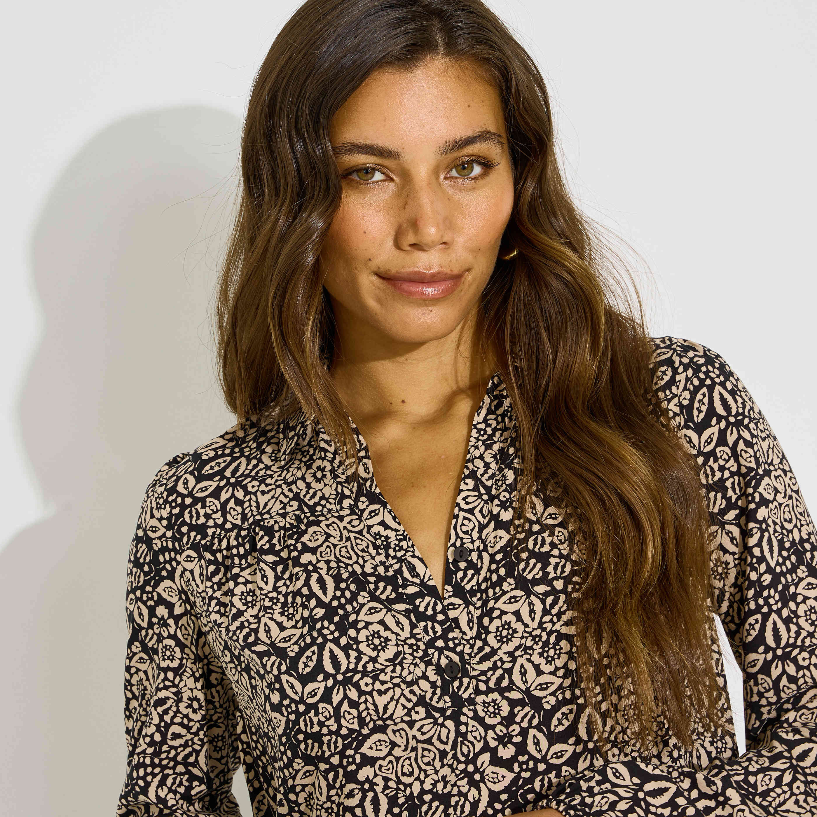 Blouse imprim&eacute;e femme