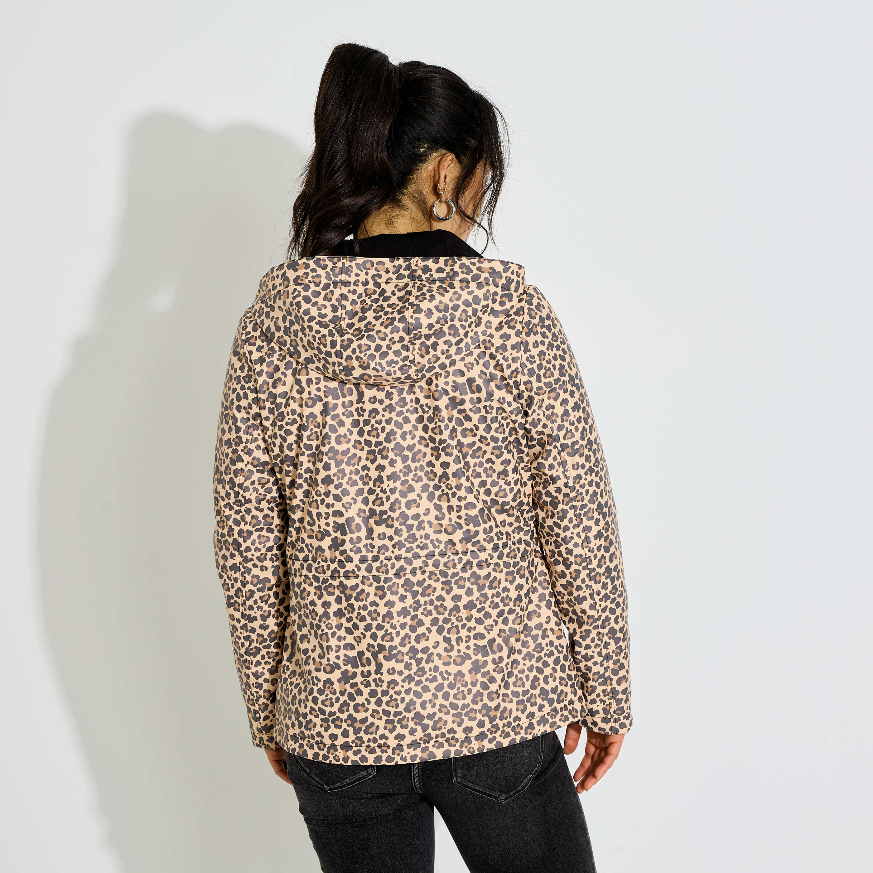 Cir&eacute; imperm&eacute;able imprim&eacute; l&eacute;opard femme