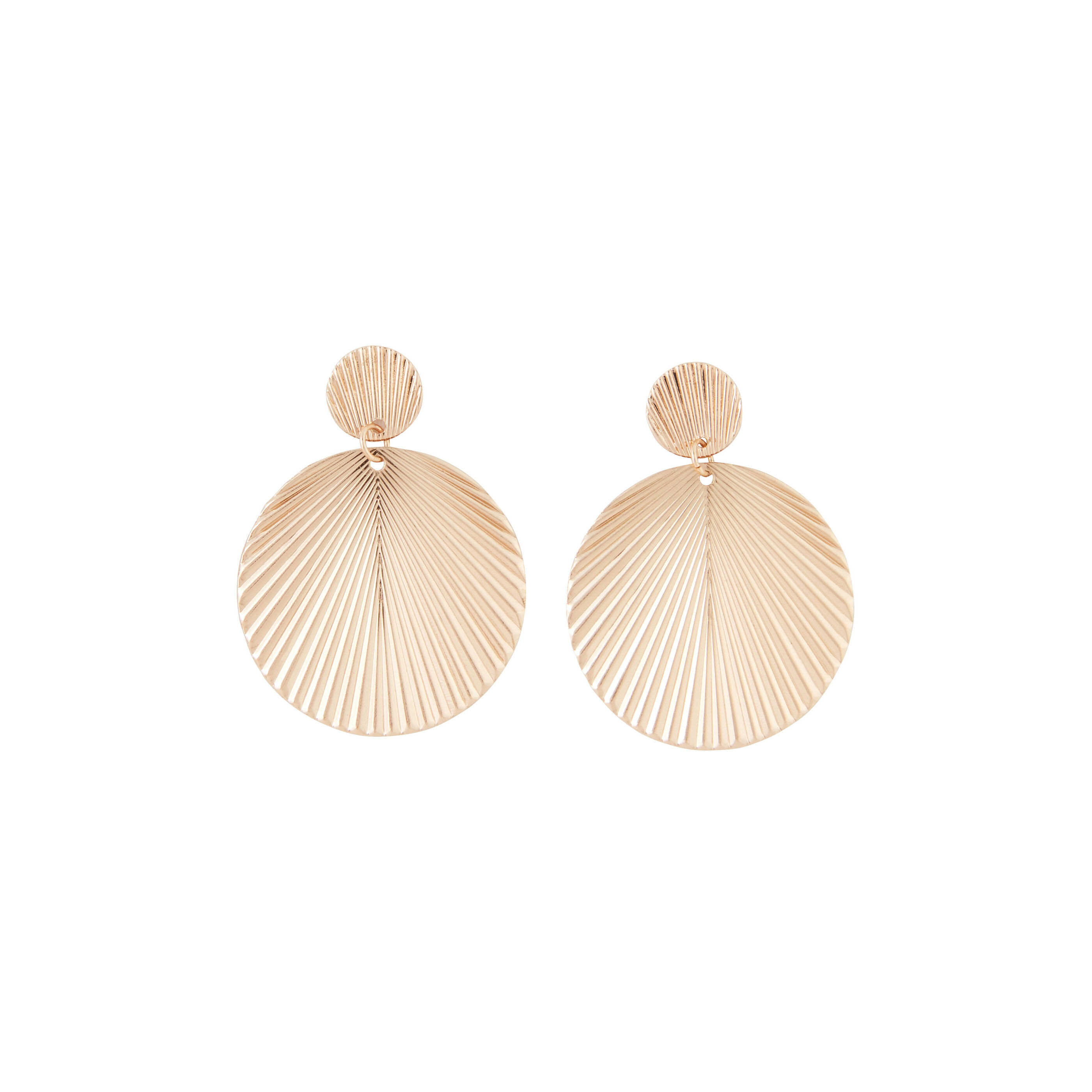 Boucles d'oreilles disques femme