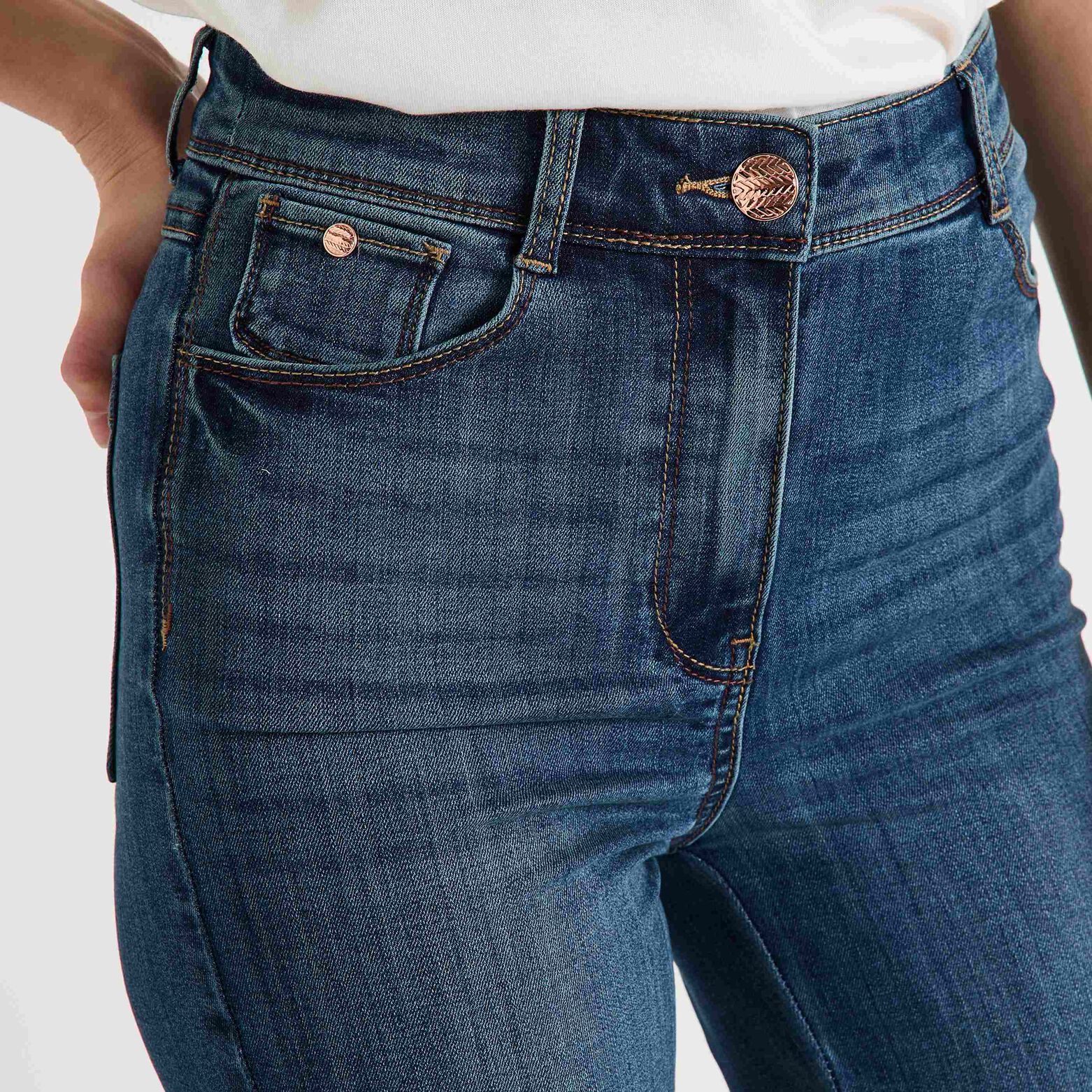 Jean raccourci TROPEZ R02 femme