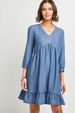 Robe volantée femme