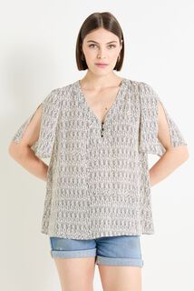 Blouse imprimée femme