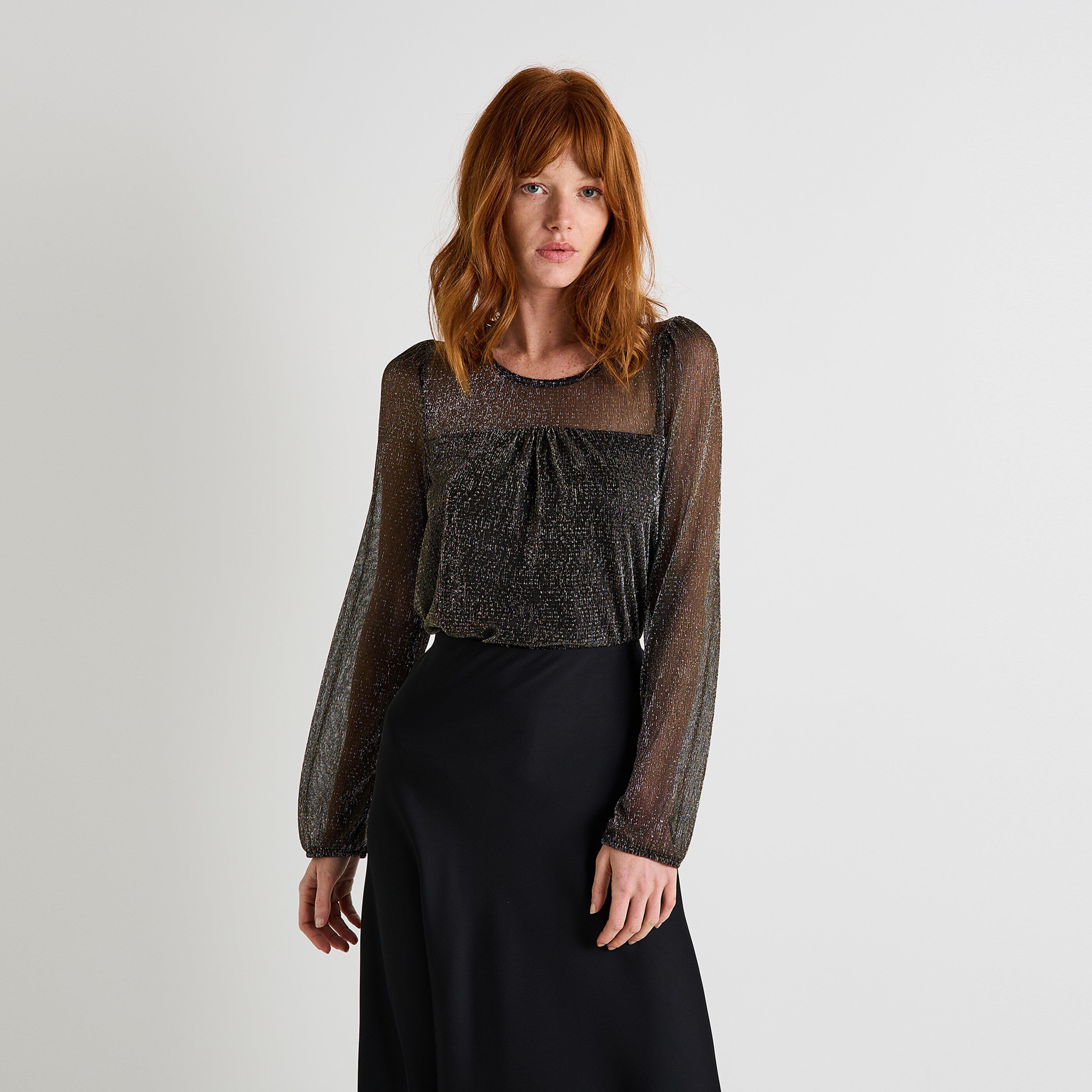 T-shirt col rond femme