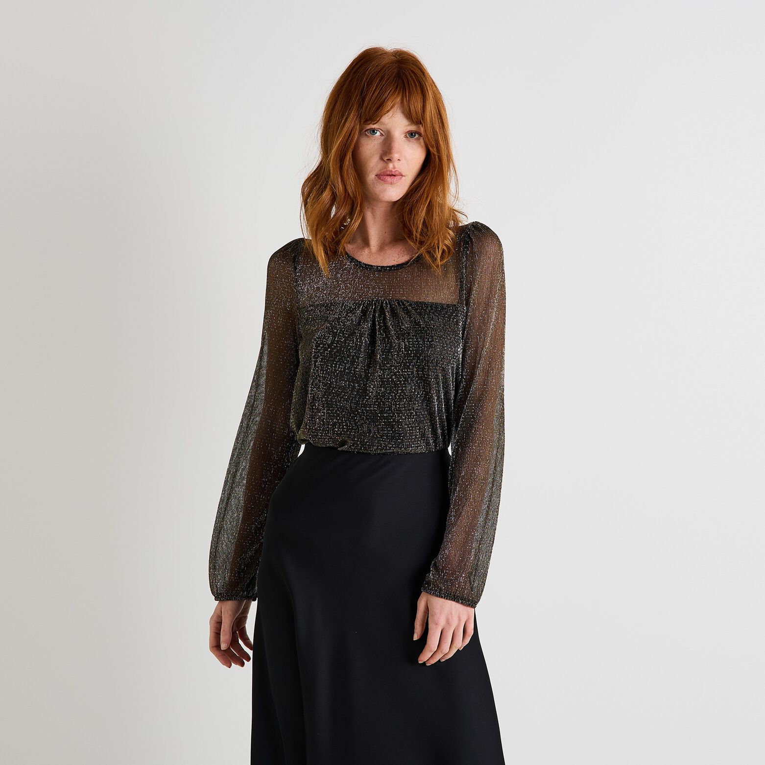 T-shirt col rond femme